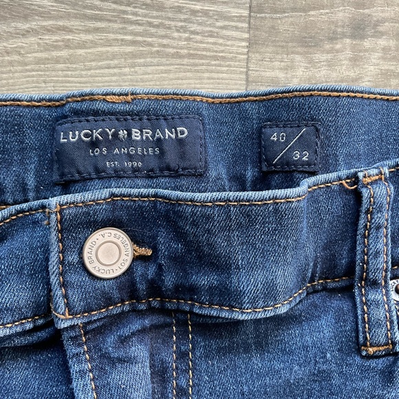 40x32 Lucky Brand 221 Original Straight Jeans Men’s Blue Denim Stretch 7MBJ001 - Picture 6 of 11